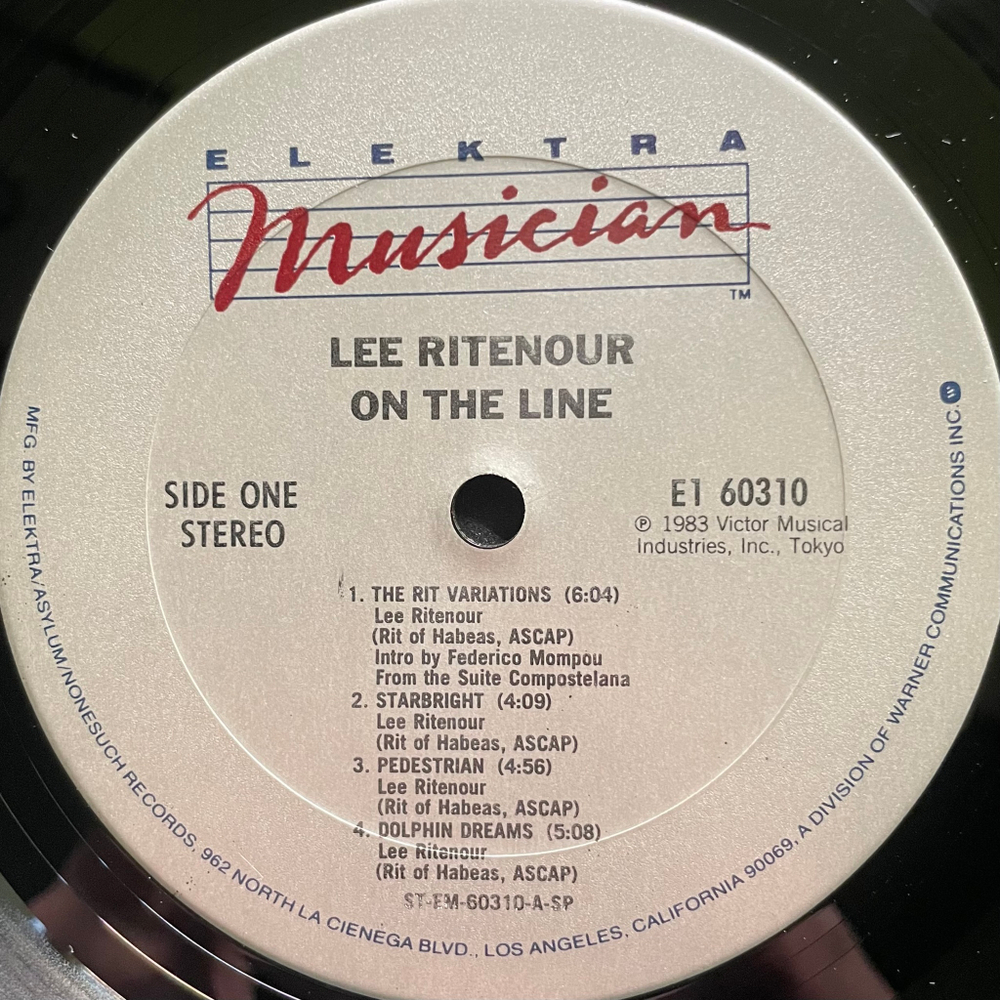Lee Ritenour ‎– On The Line (США 1983г.)