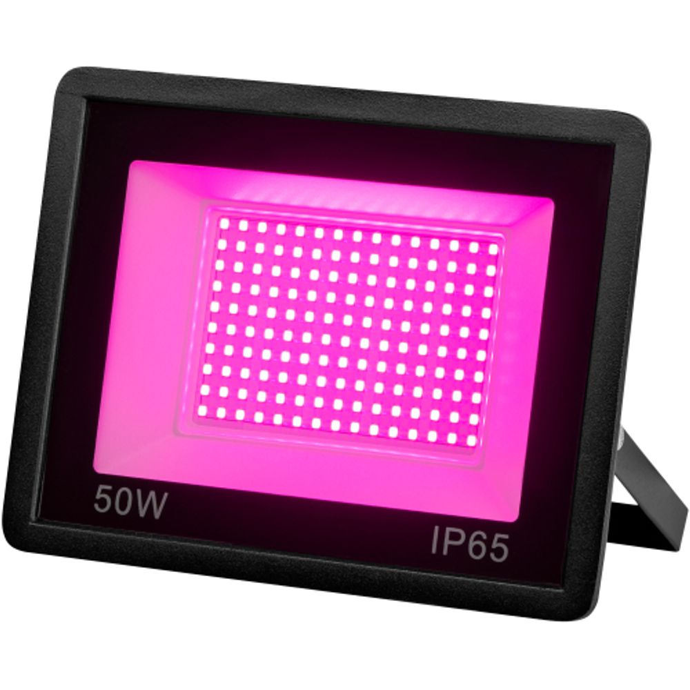 Фитопрожектор для растений светодиодный ЭРА FITO-50W-RB-LED для цветения и плодоношения красно-синего спектра 50 Вт | Фито прожекторы