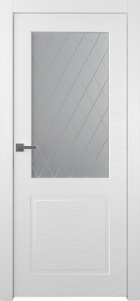 Дверь Стелла 2 / Цвет Эмаль белый / Мателюкс белый витраж / Двери Belwooddoors Дверь Стелла 2 / Цвет Эмаль белый / Мателюкс белый витраж / Двери Belwooddoors