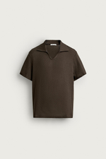 ПОЛО КЛАССИЧЕСКОГО КРОЯ С ПЕРФОРАЦИЕЙ — ZARA