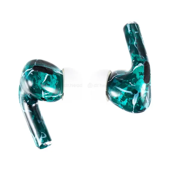 Apple AirPods Pro 2 USB-C Green Marble Total Gloss