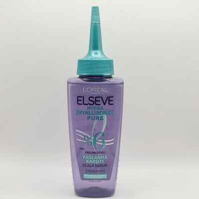 Сыворотка для волос Elseve Hydra Pure, против жирности и шелушения, салициловая и гиалуроновая кислоты, 102 мл