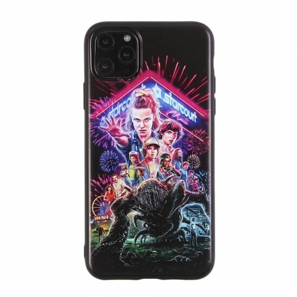 Чехол ТПУ Очень странные дела для iPhone X/XS, 012127