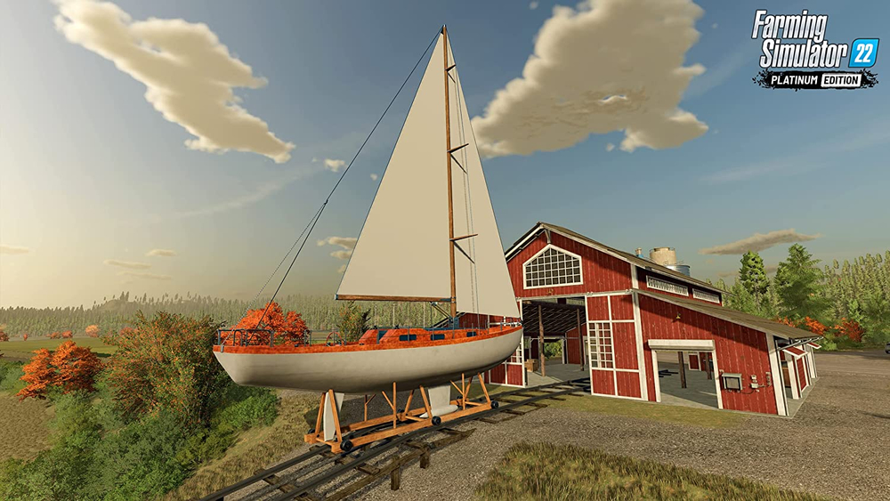 Farming Simulator 22 - Platinum Edition (диск для PS4, интерфейс и субтитры на русском языке)
