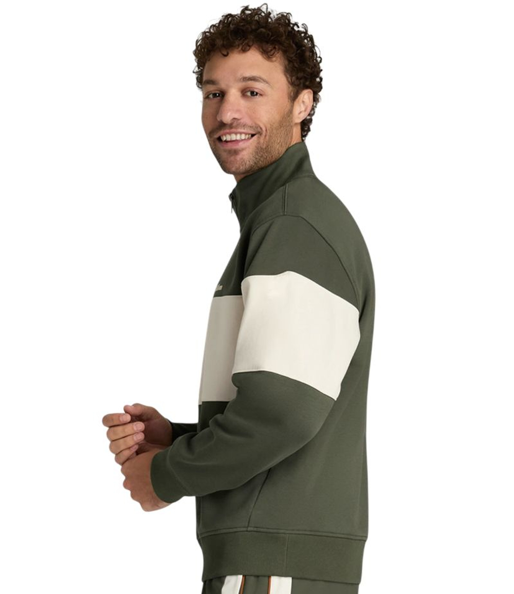 Мужская теннисная толстовка Wilson Playstate Half Zip — grape leaf