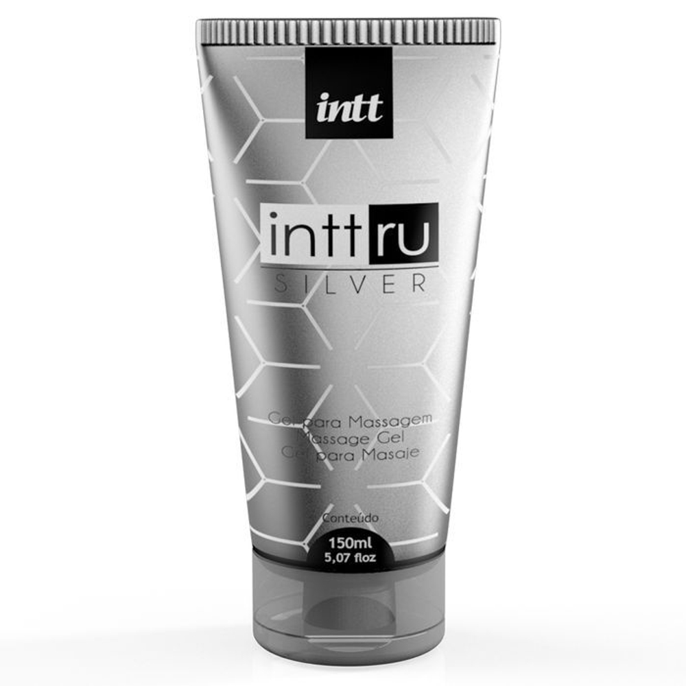 Массажный нуру-гель INTT RU, SILVER, 150 мл