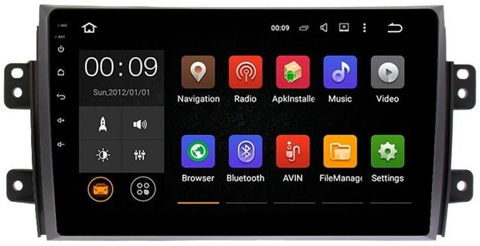 Магнитола для Suzuki SX4 2006-2014 - Airok RX-3502 Android 13, Быстрая, SIM-слот