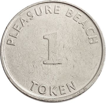 Жетон аппарата в казино «Pleasure Beach. Skegness»