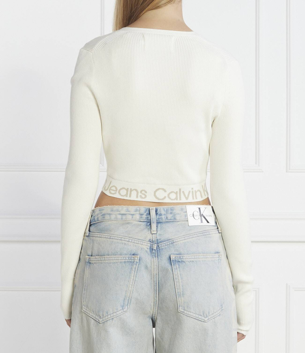 Кардиган CALVIN KLEIN JEANS - экрю(J20J221961)
