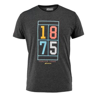 Мужское теннисное поло Babolat Exercise Vintage T-Shirt Men - Black
