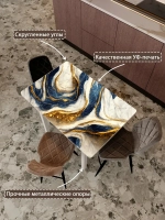 Обеденный стол "Синие золото" 100x60 см