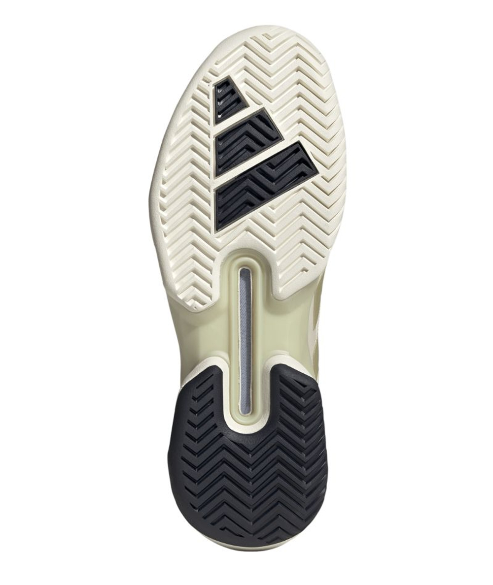 Мужские теннисные кроссовки Adidas Adizero Ubersonic 5 M - chalk white/ice gold metal/legend ink