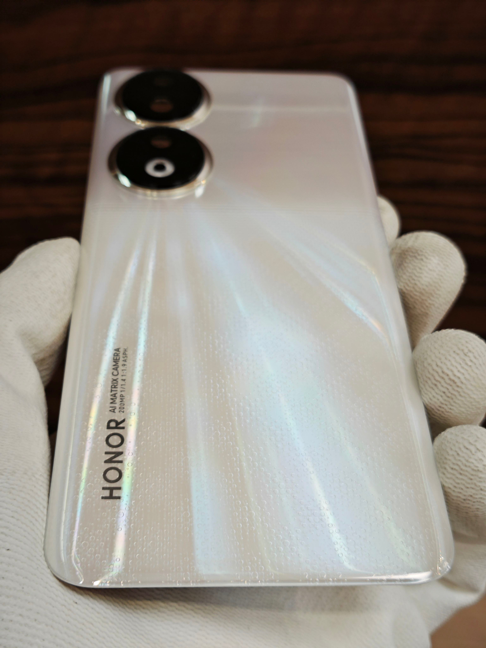 Задняя крышка ОRIGINАL для HONOR 90 REA-NX9 ( заднее стекло ) цвет: Серебристо Белый