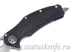 Нож Marfione Custom Matrix Apocalyptic Stonewash M390 CFфотография - 3