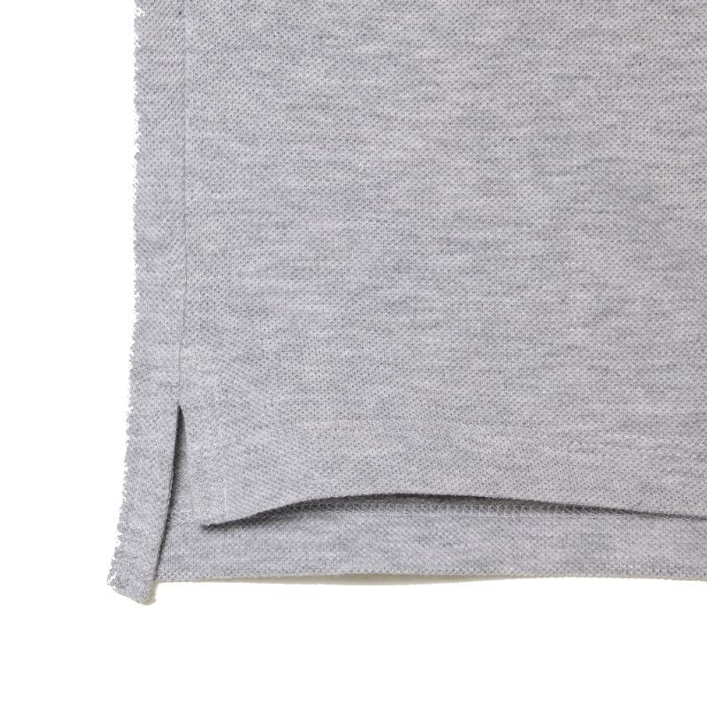 Футболка для мальчика теннисная Lacoste Cotton Pique Print Polo Shirt - серый