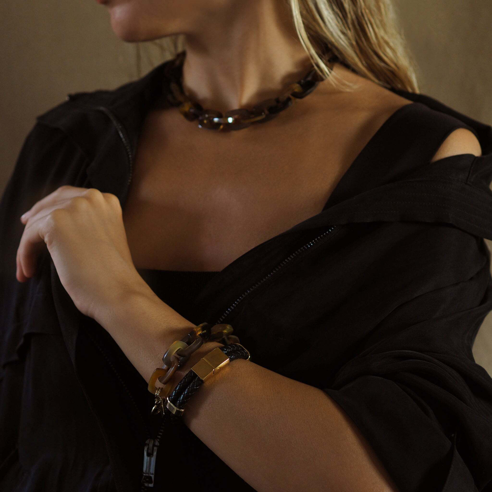 dark horn chain bracelet