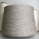 PAGLIA - LANIFICIO dell' OLIVO; 80% хлопок, 18% п/а, 2% люрекс; 250м/100гр; col. 202, цвет: легкий бежевый и серебристым люрексом; S711 MP