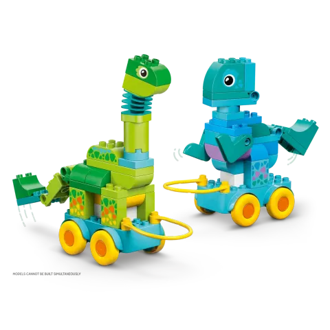 Конструктор LEGO Duplo 10451 Динозавры на колесах 3в1