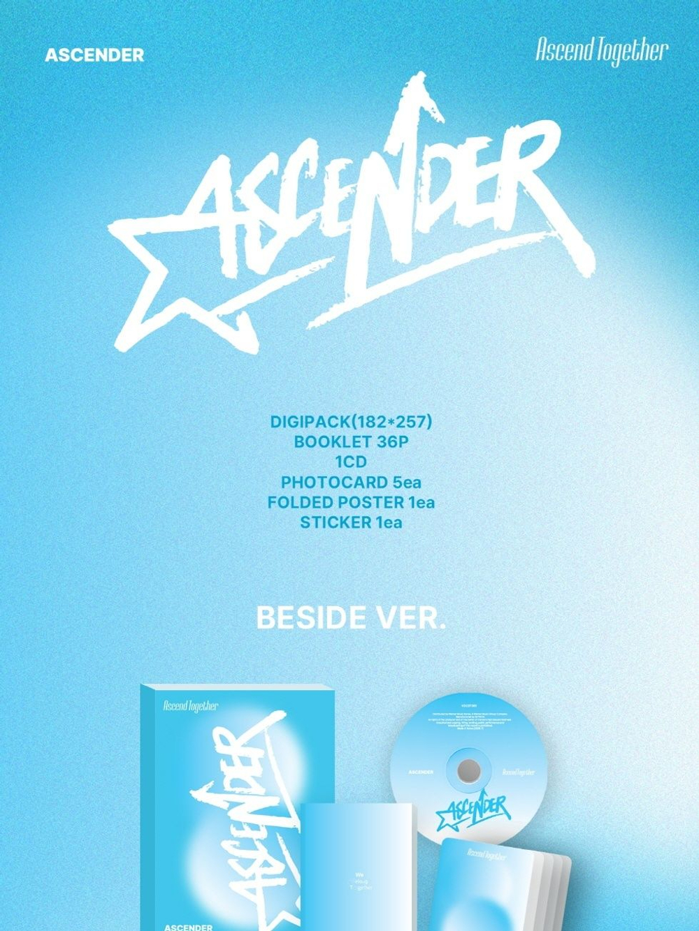 Альбом ASCENDER - ASCEND TOGETHER Album 3 Version SET