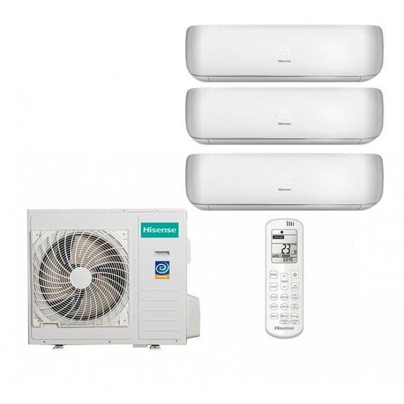 Мульти сплит-система Hisense на 3 комнаты (35+35+35 кв.м.) Premium Design