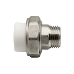 Муфта комб. разъемная, нар 20х1/2" EVER® БЕЛЫЙ штрихкод (Россия)
