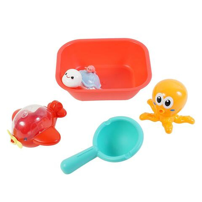 Набор игрушек для купания 5предм. пакет HG-5045