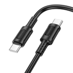 Шнур Type-C--Type-C BOROFONE BX111 PD 60W 1-метр 3А черный