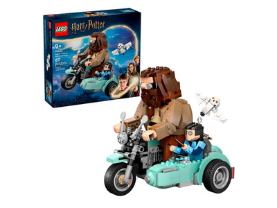 Конструктор Лего Гарри Поттер Поездка Хагрида и Гарри на мотоцикле | LEGO Harry Potter Hagrid & Harry  76443 617 деталей