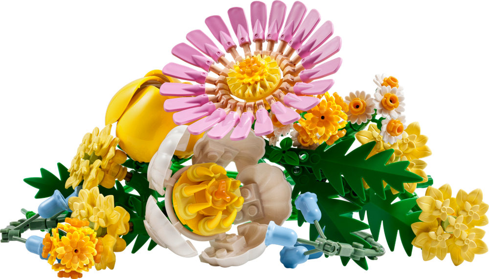 Конструктор Лего Ботаникалс коллекция Маленький солнечный букет | LEGO Botanicals 10347, 373 детали (18+)