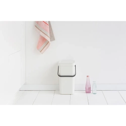 Brabantia Контейнер для мусора Sort & Go 12л белый 109782