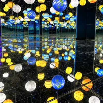 Иммерсивная зеркальная локация LED, 50–300 м²