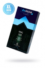 Презервативы Domino, classic, king size, 19 см, 5,2 см, 6 шт. (Цвет: прозрачный)