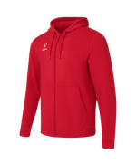 Флисовое худи на молнии ESSENTIAL Cotton Fleece FZ Hoodie, красный, детский
