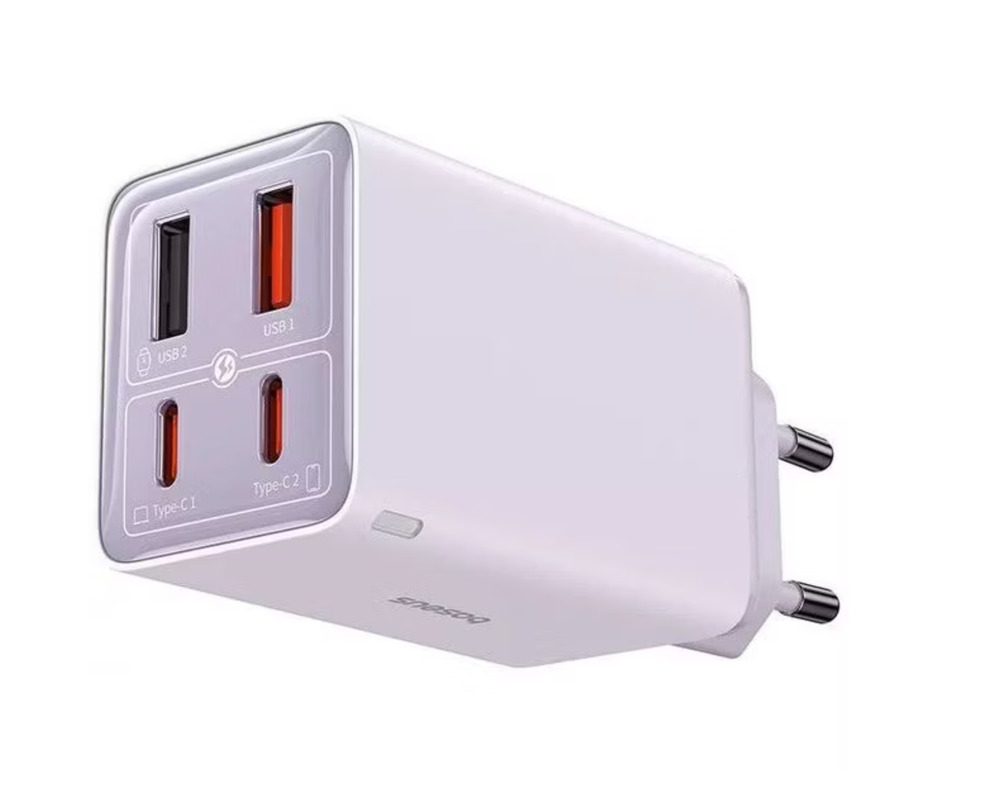 Baseus GaN6 Pro Simultaneous Charging 100W-Purple Baseus GaN6 Pro Simultaneous Charging 100W-Purple