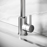 Смеситель для кухни из нержавеющей стали Sancos Stainless, с поворотным R изливом, SC12001SS, арт. SC12001SS