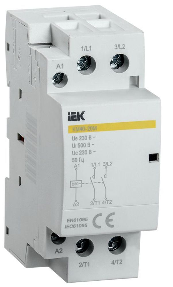 Контактор модульный КМ63-11М AC IEK Контактор модульный КМ63-11М AC IEK
