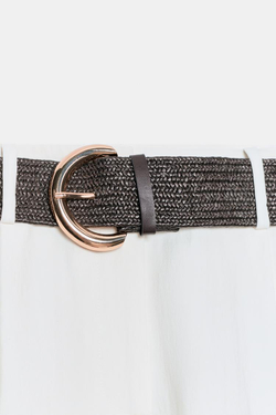 ZARA ШОРТЫ С ЗАЩИПАМИ И РЕМНЕМ, БЕЛЫЙ