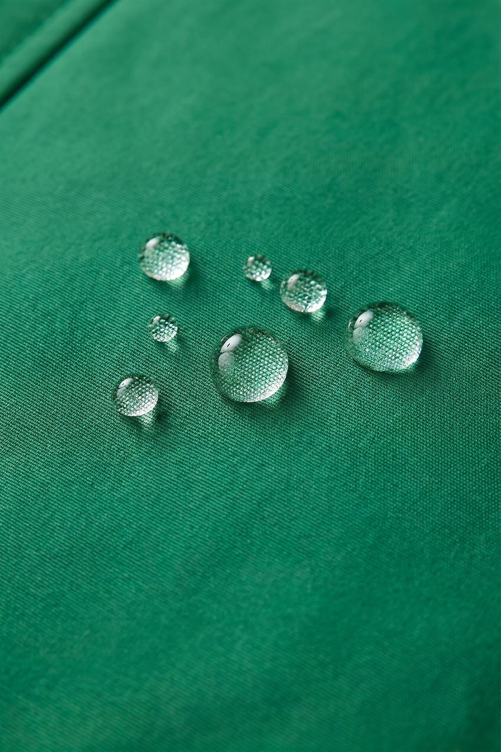 ZARA ПАРКА WATER REPELLENT С КОНТРАСТНЫМИ ДЕТАЛЯМИ, ЗЕЛЕНЫЙ