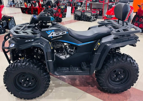 Квадроцикл (комплект для сборки) Explorer 400 Deluxe 4х2 Черный матовый (RR)