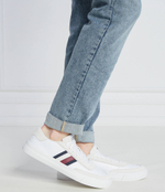 Кожаные кроссовки Tommy Hilfiger - белый(FM0FM04975)