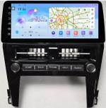 Магнитола для Toyota Camry 55 2014-2018 (рамка LUX) - FarCar монитор 12.3" 2K QLED на Android 14, Быстрая, CarPlay, 4G SIM-слот