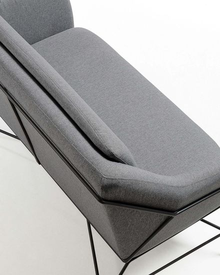 Диван Brida La Forma цвет графитовый 128 см