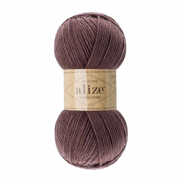 Пряжа Alize (Ализе) Wooltime / уп.5 мот. по 100 г, 200 м, 232 пыльная роза