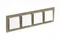 Рамка стеклянная на 4 поста Systeme Electric AtlasDesign Nature Шампань ATN320504