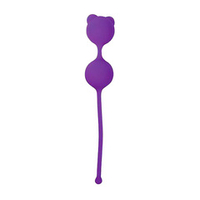 Фиолетовые вагинальные шарики с ушками 2,7см Bior Toys Cosmo CSM-23009-5