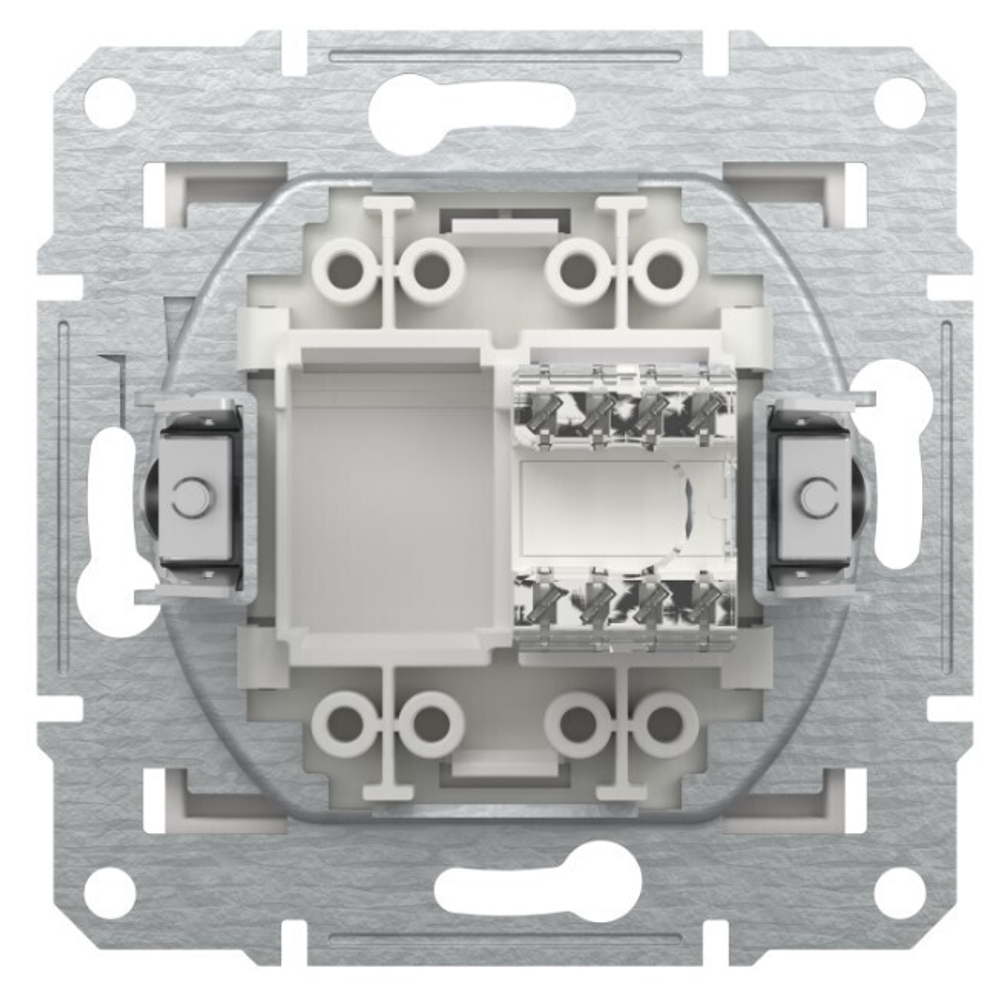 РОЗЕТКА КОМП С/У 1-ГНЕЗДО RJ45 CAT5E МЕХ БРОНЗА ASFORA /SCHNEIDER/