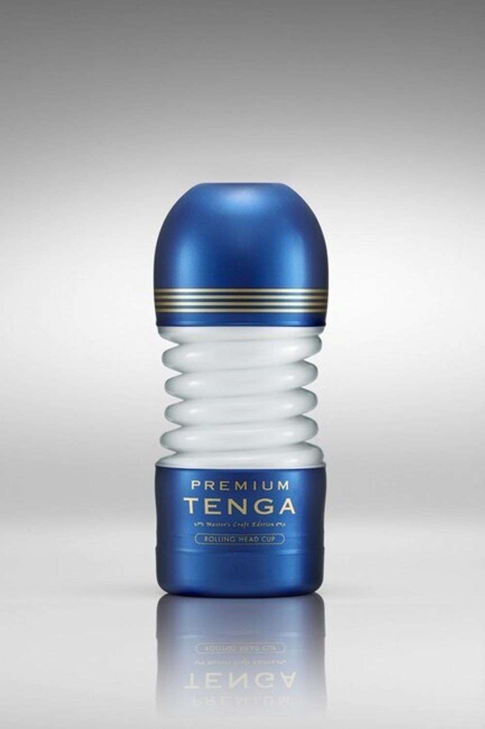 Мастурбатор TENGA PREMIUM Rolling Head CUP (Цвет: синий, белый)