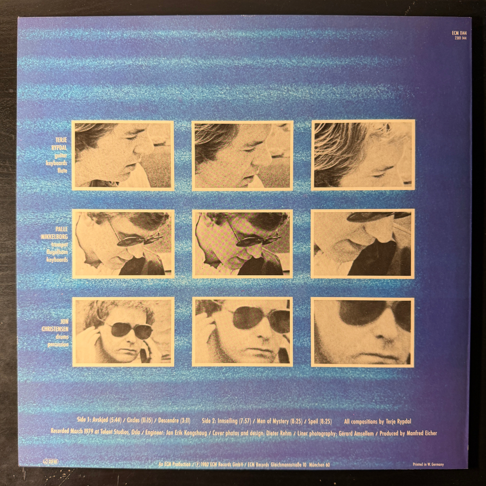 Terje Rypdal – Descendre (Германия 1980г.) ECM Т