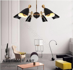 Ceiling design lamp  Duke by Delightfull (6 lampshades,  White)