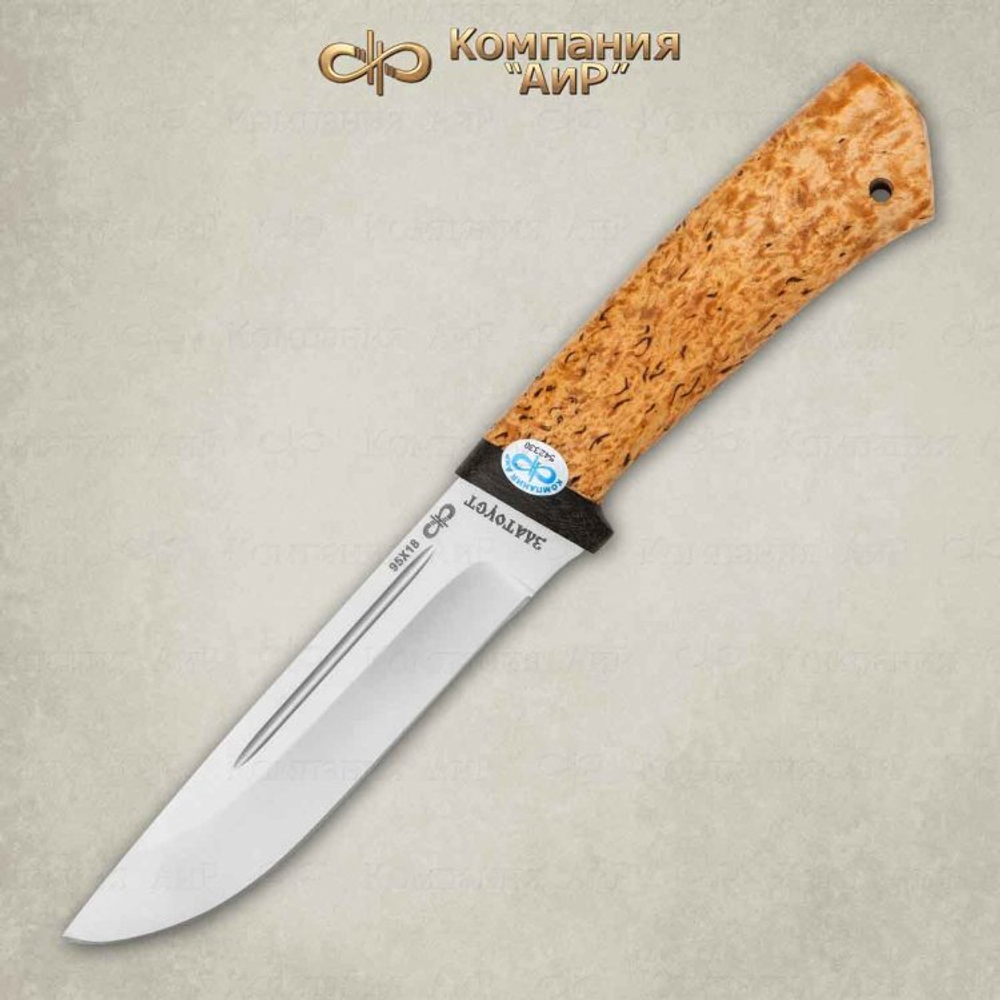 Нож АиР Бекас (карельская береза, 95х18)